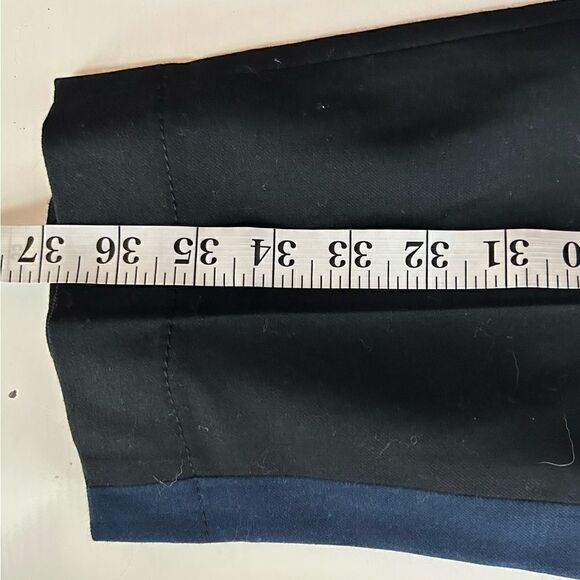 NEW Club Monaco Black Blue Ryanne slim leg Pant Size 0 - Picture 15 of 15